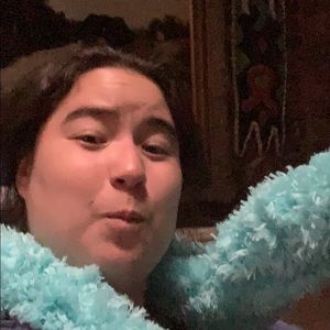 Nice Baby blue scarf handmade